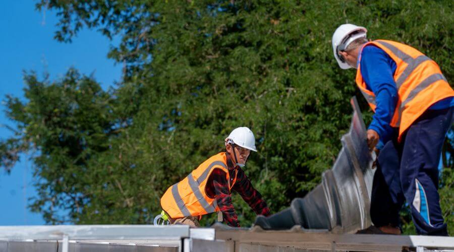 Roof repair in Telferner, TX